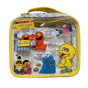 Wet N wild x Seasame street NEW with Tag Makeup Bag Limited edition